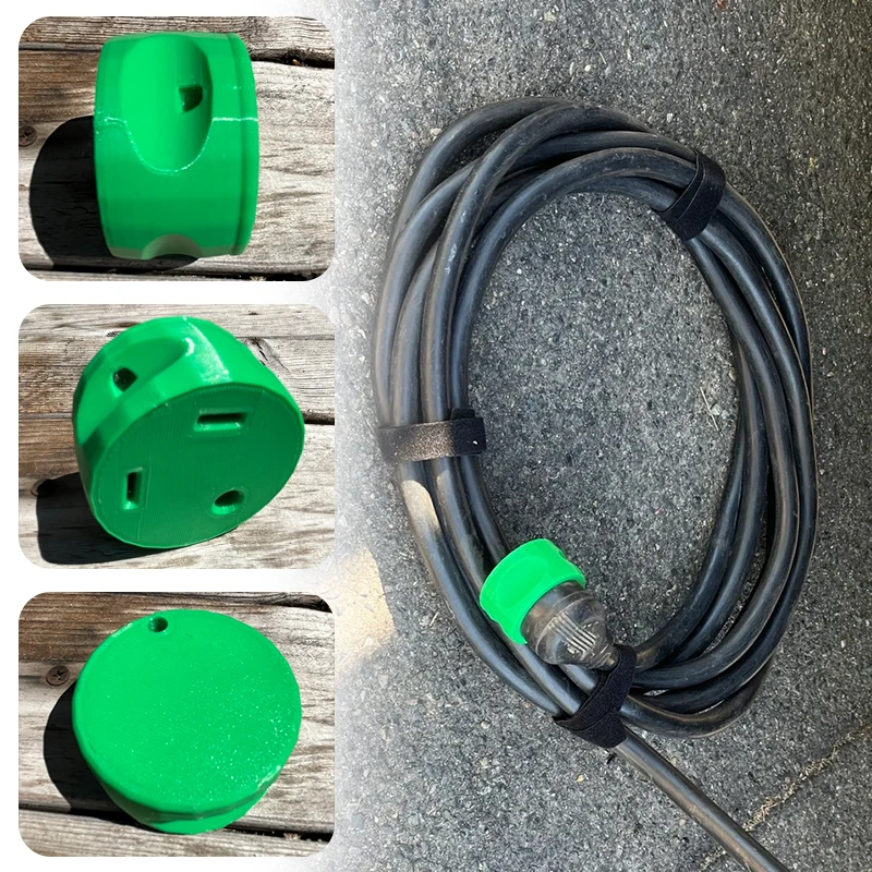 RV Extension Cord Pin Protector Cover Outdoor Camping Protection Cables Adapters Accessories For Caravan Motorhome Camper Van