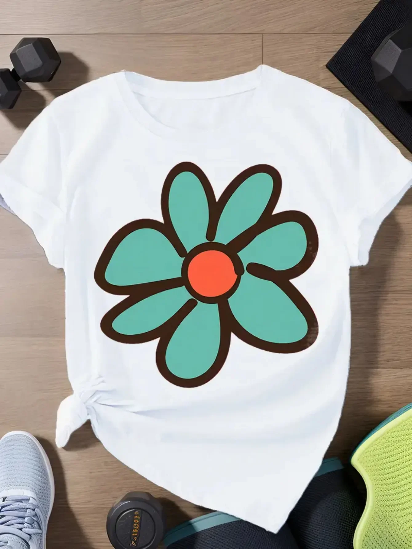 

Женская футболка большого размера, летняя мода, повседневный топ с короткими рукавами и принтом, пуловер, удобная футболка больших размеров, модный наряд