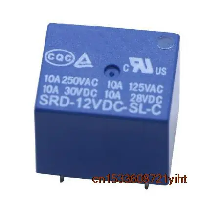 

Free shipping new%100 SRD-12VDC-SL-C 12V 5 10A