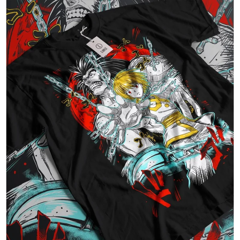 Kurapika T-shirt Hisoka Gon Hunter x Hunter Manga HXH Anime Gift Shirt