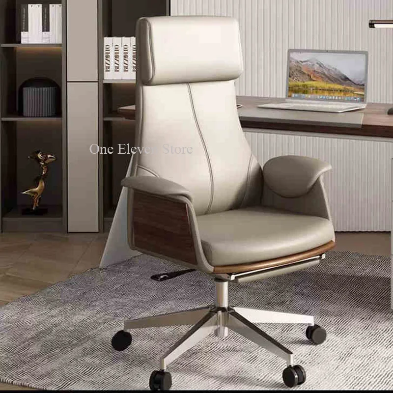 Silla giratoria ergonómica reclinable para salón, sillón De lectura De lujo, cómoda, muebles De oficina, dormitorio