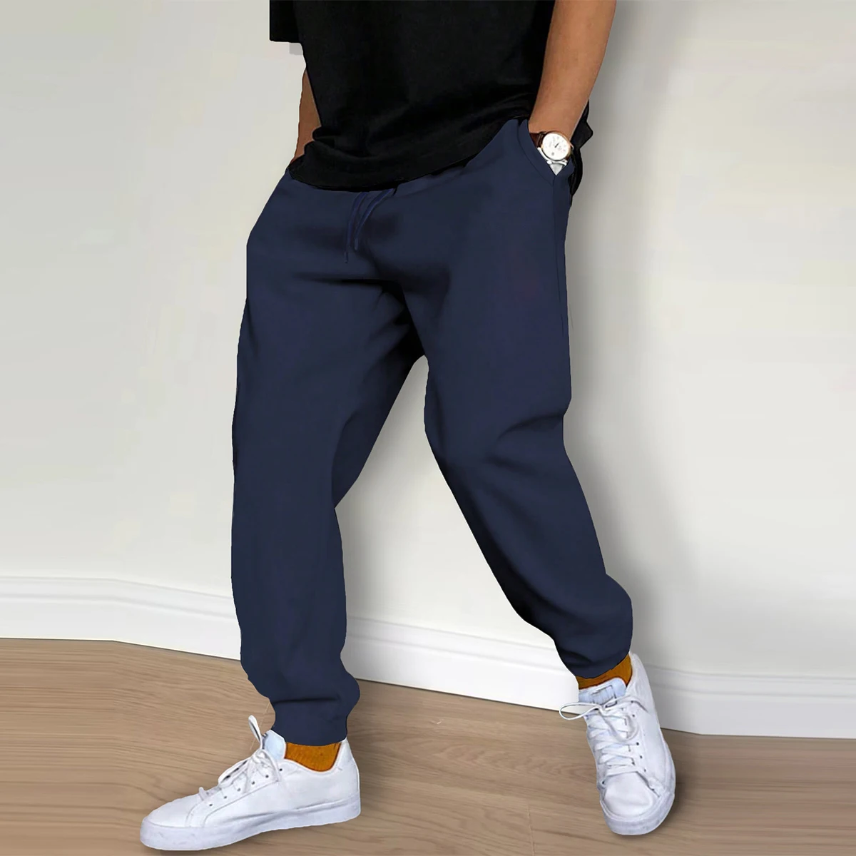 

Мужские брюки для бега для фитнеса 2025 года — стильные брюки для бега для отдыха для занятий спортом на открытом воздухе и модные тренировочные брюки