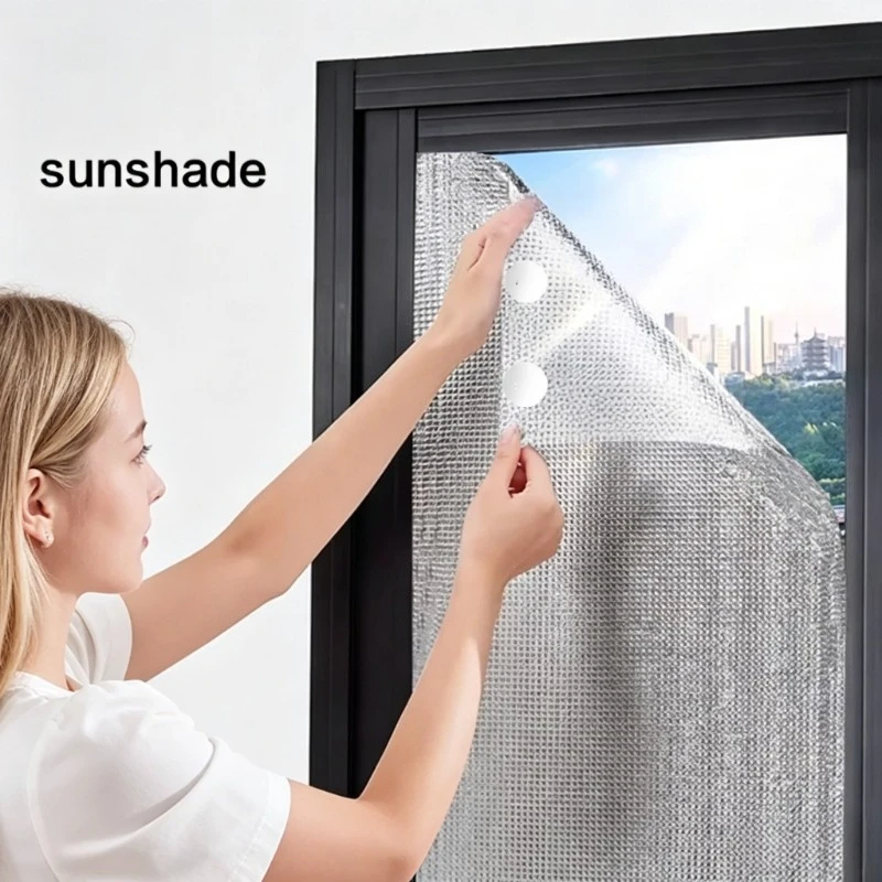 Window and roof sunshades, sun visors and sunshade insulation film,door curtains,DIY can be cut, car sunshades，Indoor insulation