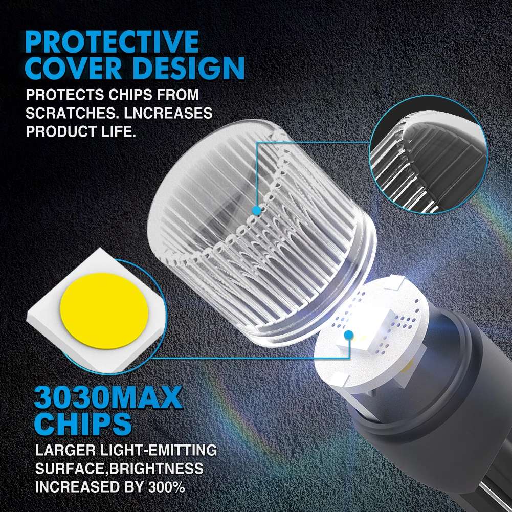 NAO W5W LED T10 Parking Lamps For Car Light Super Bright CANBUS No Error 12V White 5W 700LM WY5W 5W5 3SMD 3030 Auto Reading Bulb