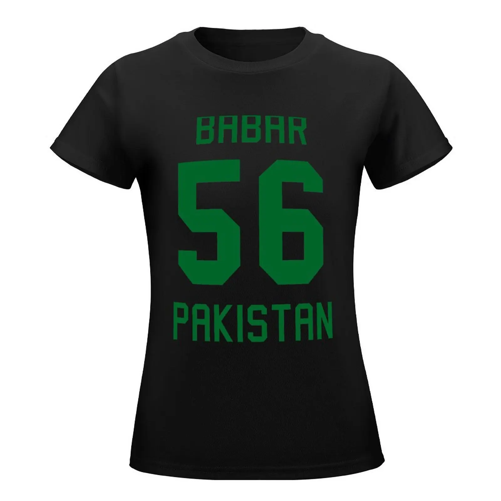 Babar Azam | 56 | Pakistan Cricket Jersey T-Shirt tees tops workout shirts for Women loose fit