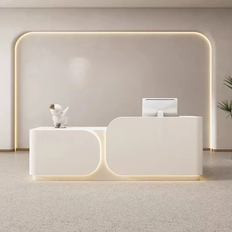 

Modern Unique Reception Desks Beauty Luxury Company Simple Reception Desks Aesthetic Design Mostrador De Tienda Trendy Furniture