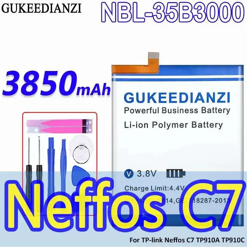 

Stable 3850Mah Mobile Phone Battery Environmentally Friendly Nbl-35B3000 For TP-Link Neffos C7 TP910A TP910C