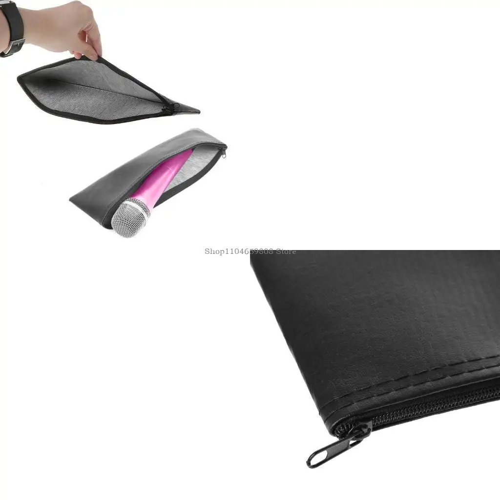 

Soft for Shell for Wireless Handheld Microphone Cover with Zipper Design