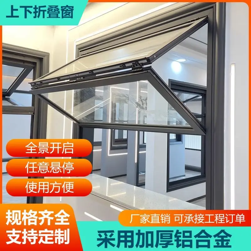 

Custom Folding Window Milk Tea Shop and Coffee Shop, Adjustable Aluminum Alloy Material, Easy to Lift and Freely Position Wi