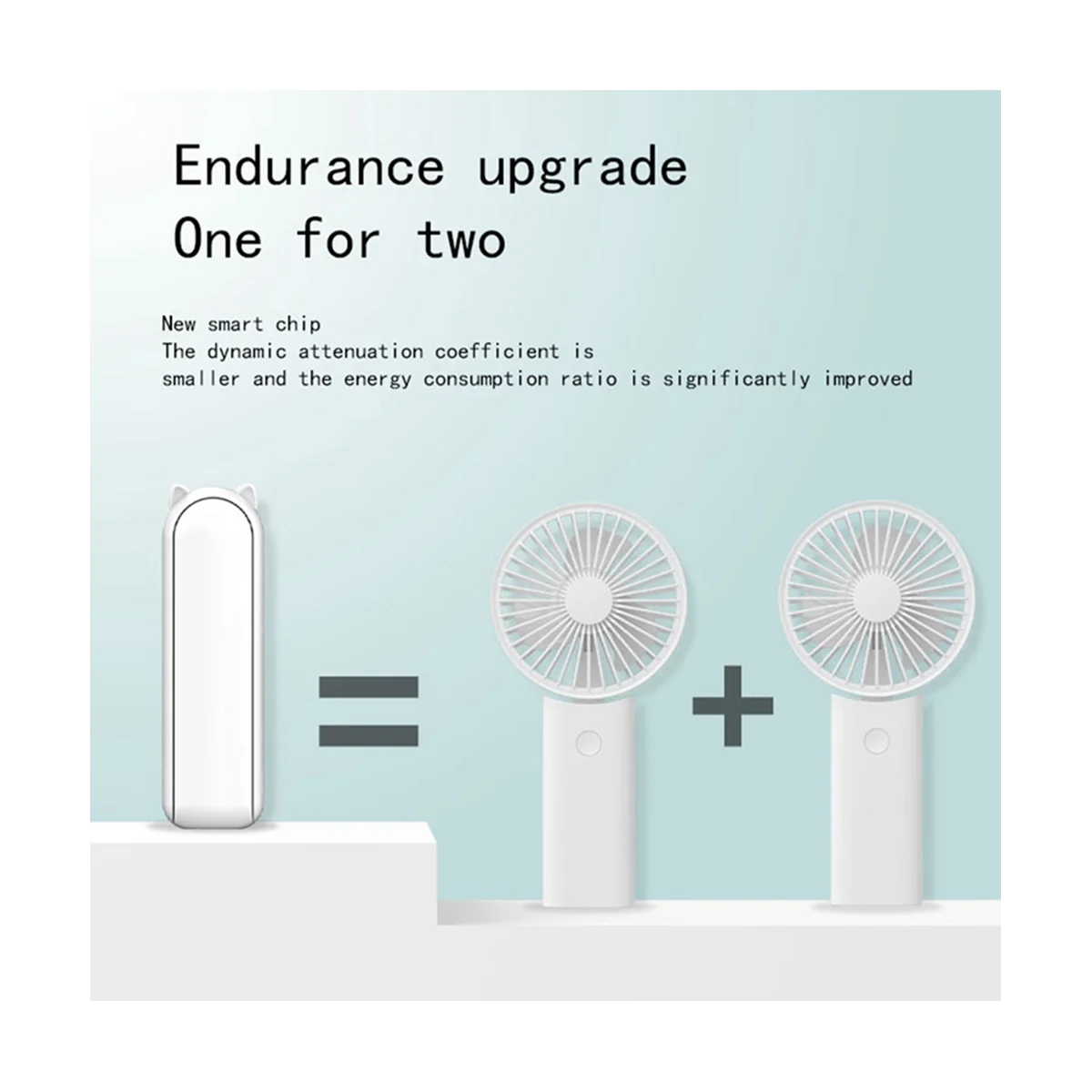 

Portable Fan Mini Hold By Hand Fan USB 1200MAh Recharge Hand Small Pocket Fan with Power Bank,