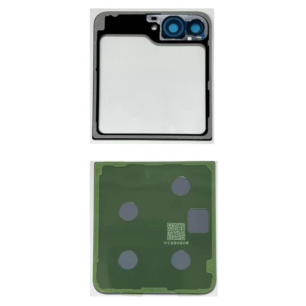 Glass Panel For Samsung Galaxy Z Flip5 Flip 5 F731B Back Battery Cover Door Rear Housing Cover Replacement Case With Camera Lens image 6