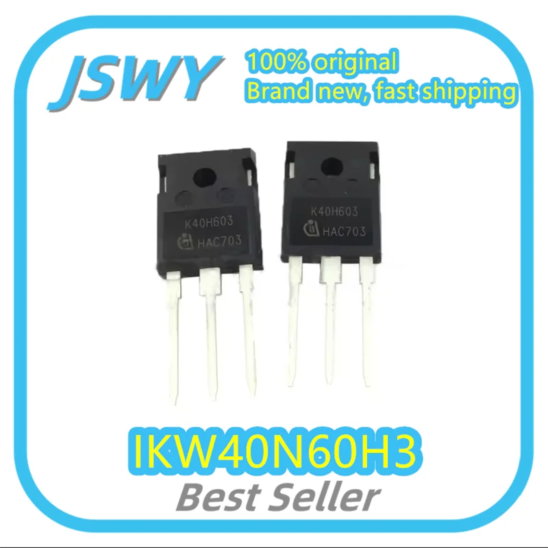 

(5/50 pieces) IKW40N60H3 Silkscreen K40H603 TO-247 MOSFET Brand new in stock Fast shipping