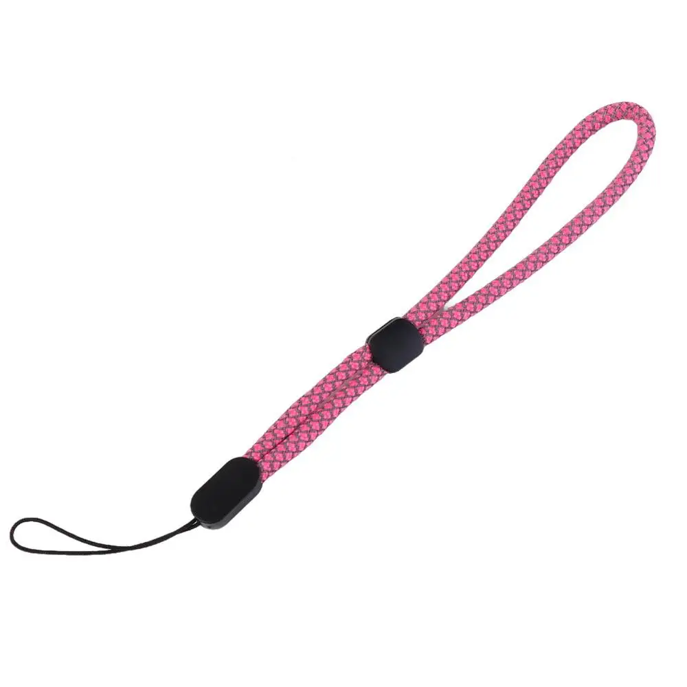 Fluorescent Cell Phone Strap Wrist Straps Adjustable Mobile Phone Chain Phone Charm Anti-lost Phone Wrist Lanyard Keychains