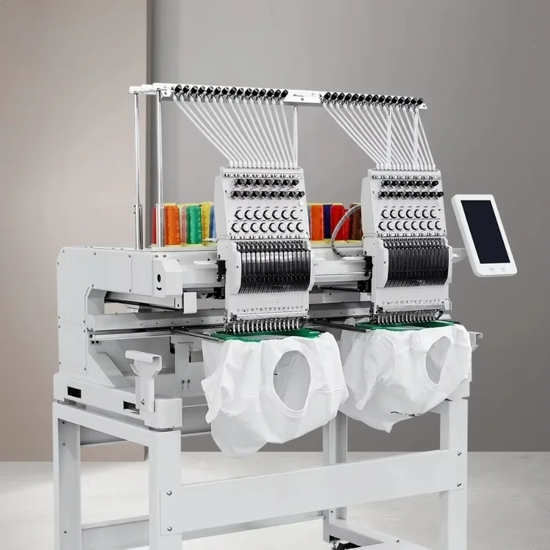 Customized High Quality Embroidery Machine Computer T-shirt Embroidery Machine Two Heads Embroidery Machine For Clothing