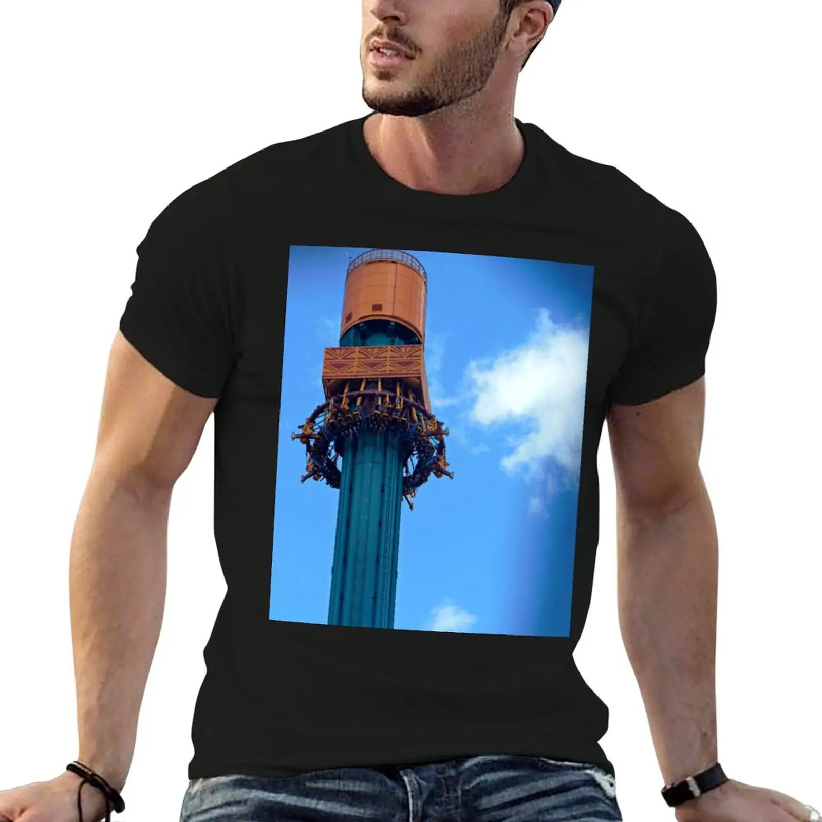Falcon's Fury T-Shirt cotton graphic tees quick-drying mens t shirts top quality