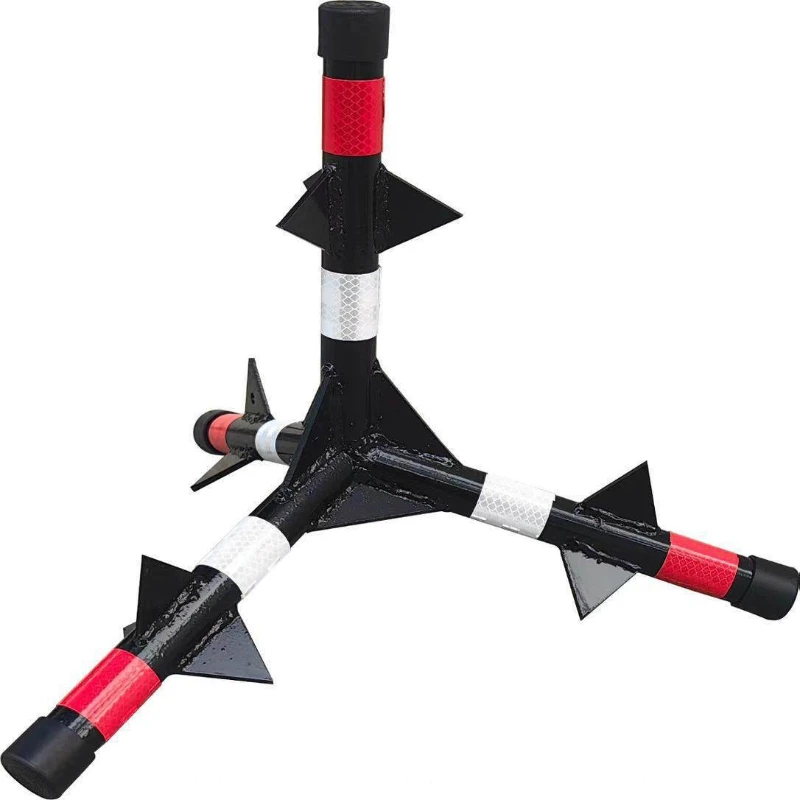 Solar warning column, lane separation sign, anti-collision column