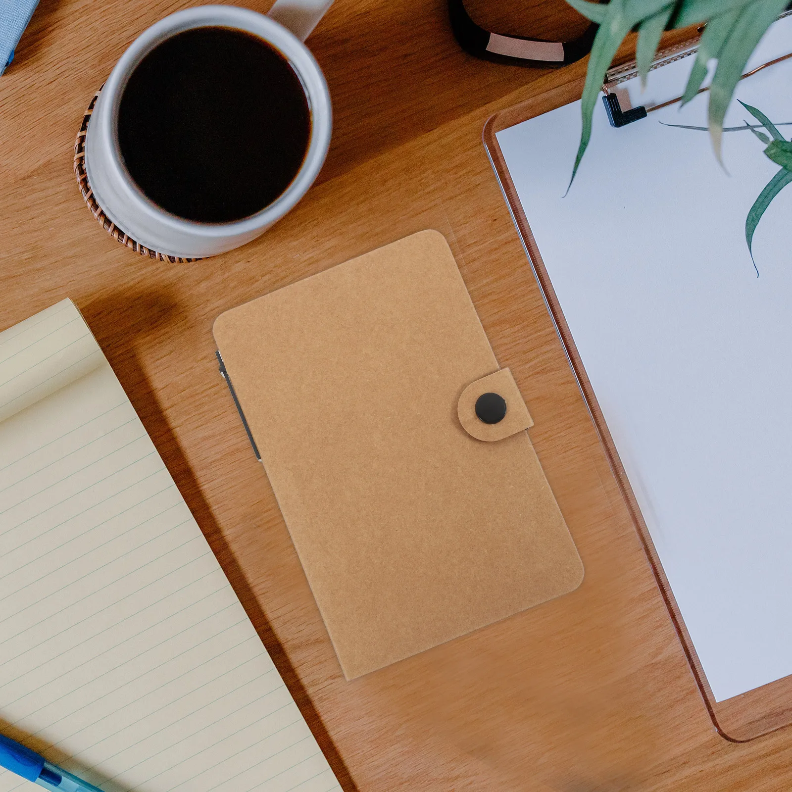 Caderno de negócios com abas porta-canetas Caderno espiral compacto Material escolar de escritório
