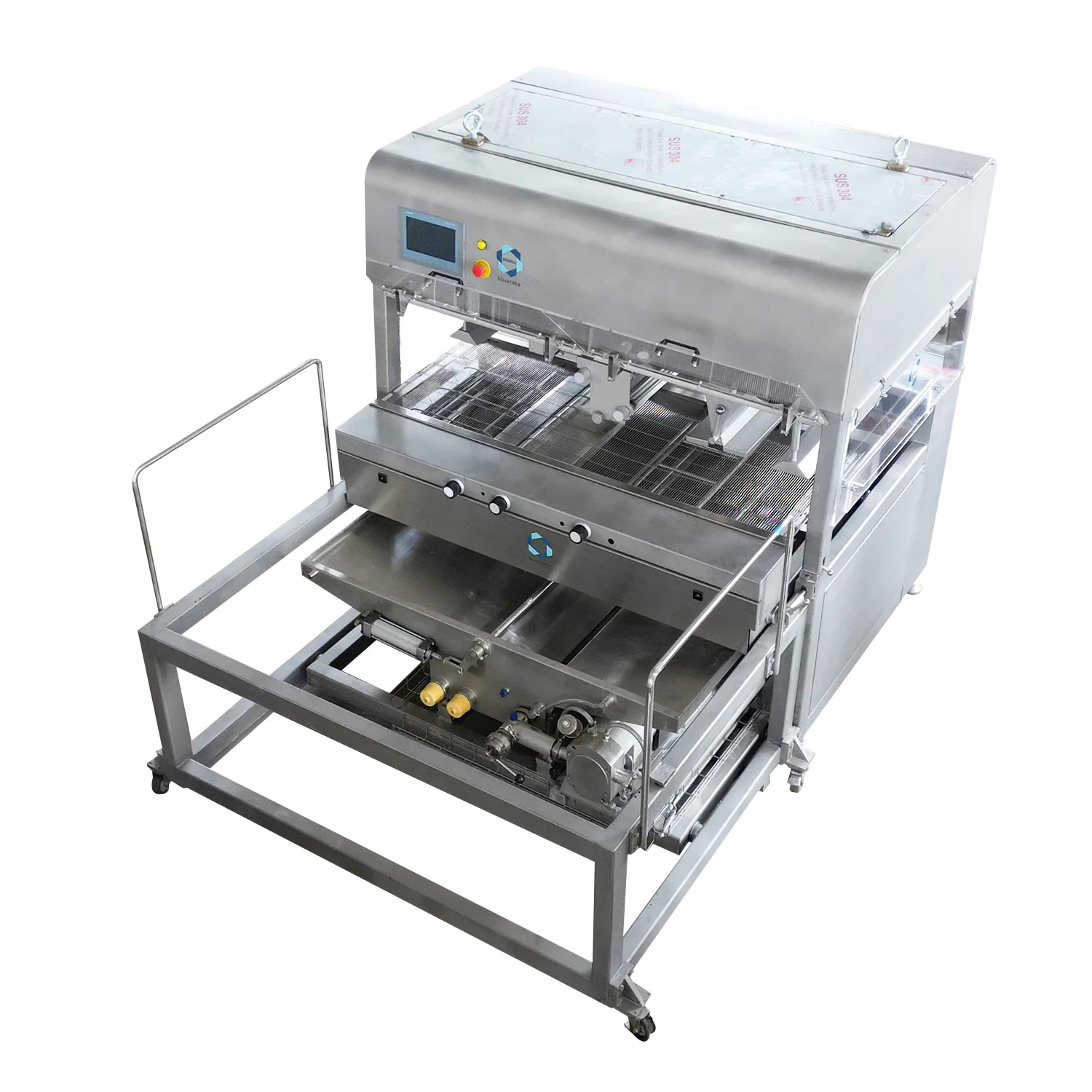 GUSU Latest Design Automatic Chocolate Coating Machine Chocolate Enrober
