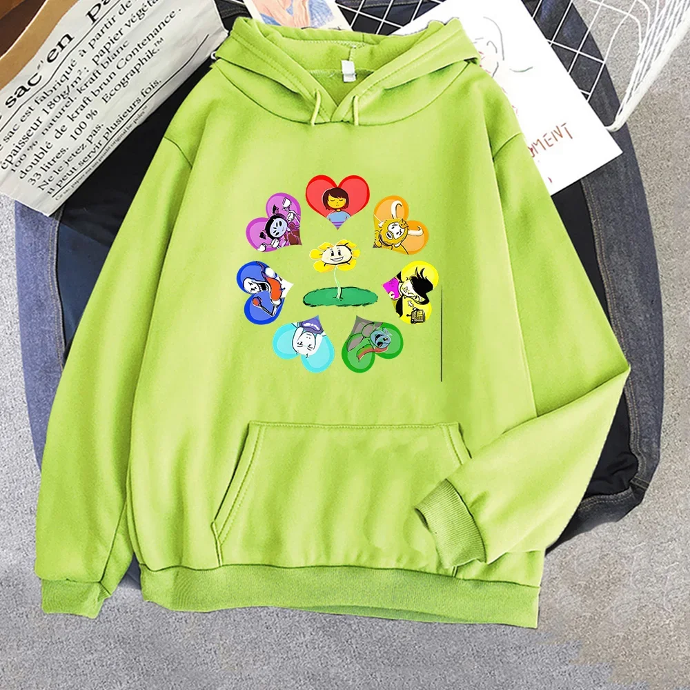 Undertale Chara Anime Hoody Creative Pattern Sweatshirts Male/female Fashion Brand Hooded Clothes High Quality Fleece Pullovers