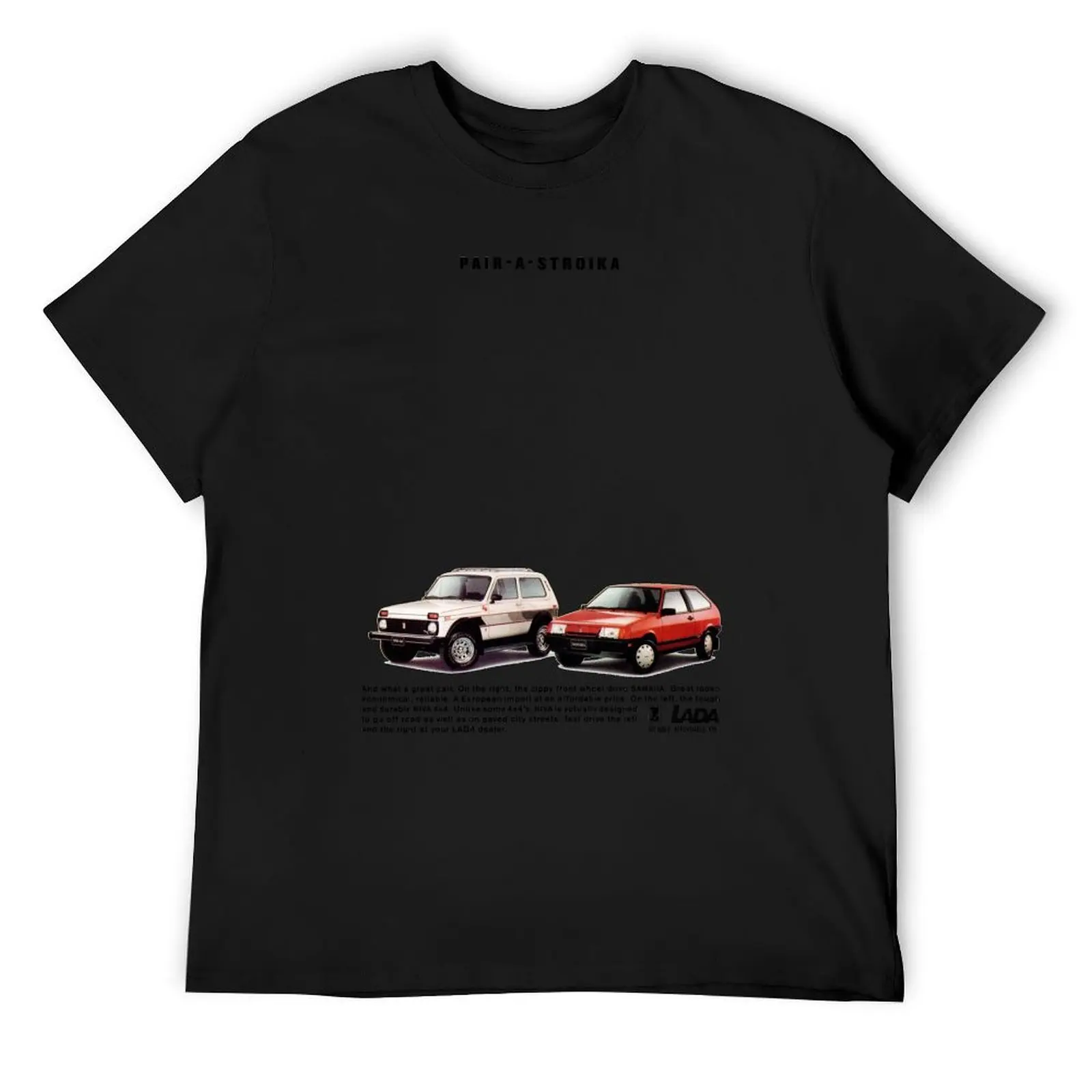 LADA SAMARA / LADA NIVA T-Shirt kawaii clothes shirts graphic clothing for men