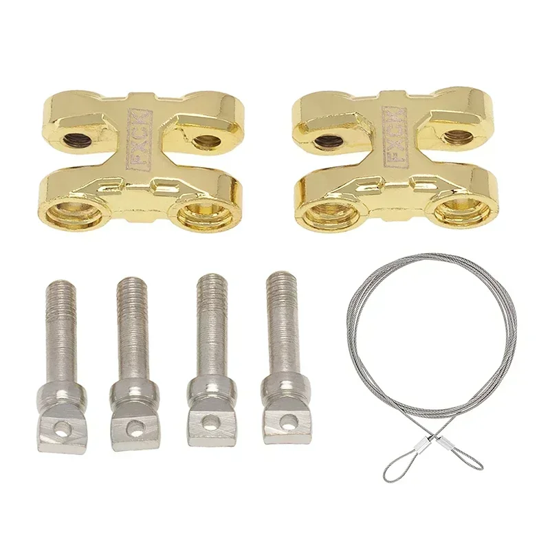 

Metal ROCK Bumper D-ring Tow Hook for 1/10 RC Crawler Car TRX-4 Axial SCX10 90046 Redcat GEN8