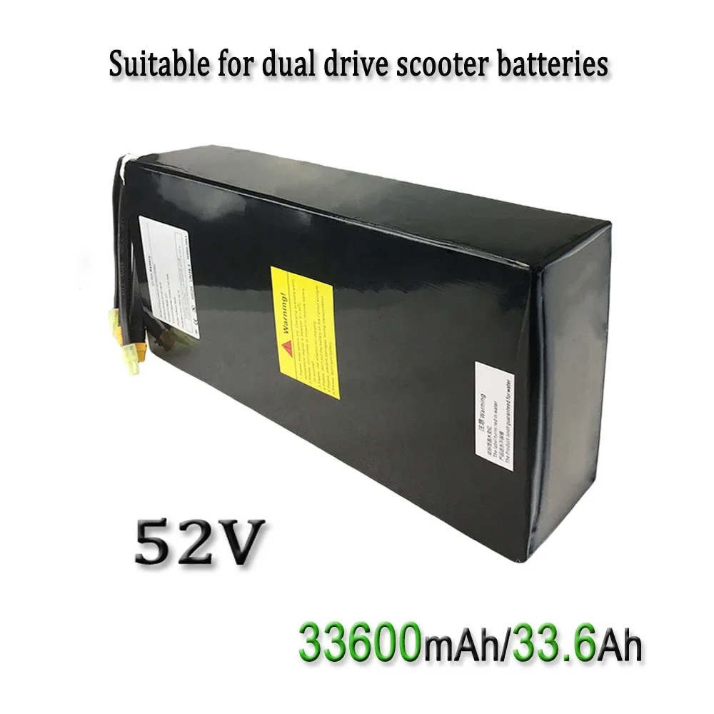 52V 33.6Ah/33600mAh 21700 14S7P Rechargeable Lithium Battery Pack Suitable For Dual Drive Scooter Battery