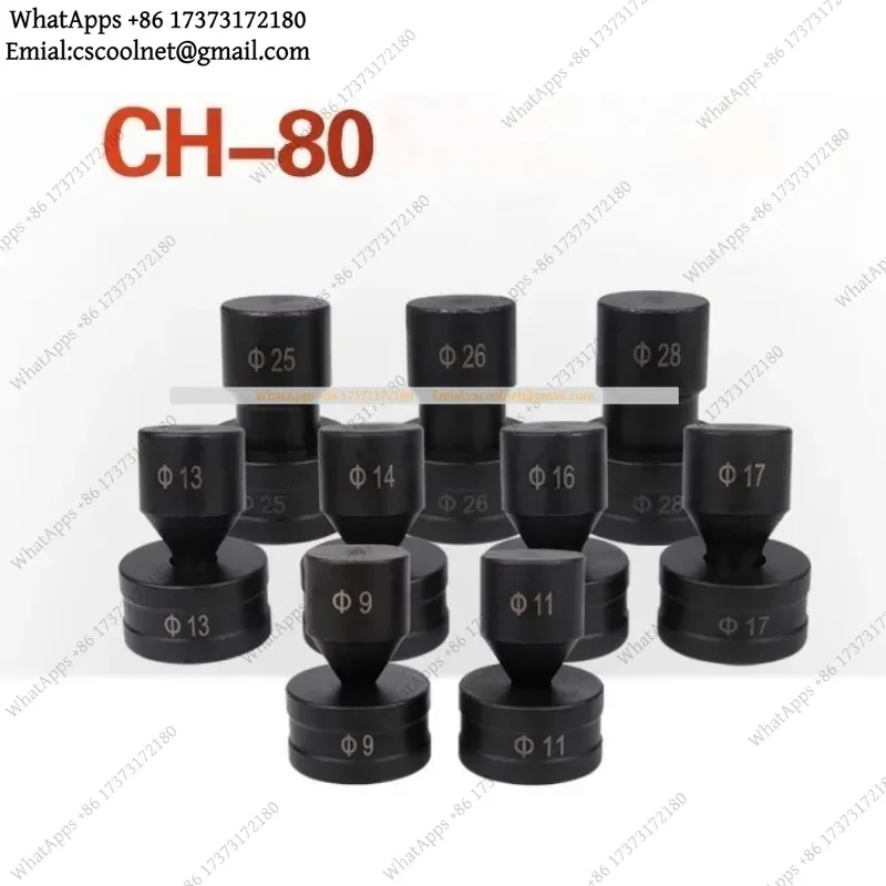 JS02 Hydraulic Punching Machine Die Set for Channel Steel Punch Needle Tool 80 Type Hole Puncher Accessories
