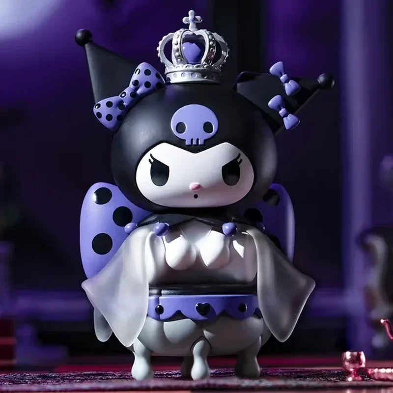 MINISO Kuromi Midnight Stories Serie Blind Box Speelgoed Kawaii Anime Action Figure Caixa Caja Verrassing Mystery Box Poppen Meisjes Gift