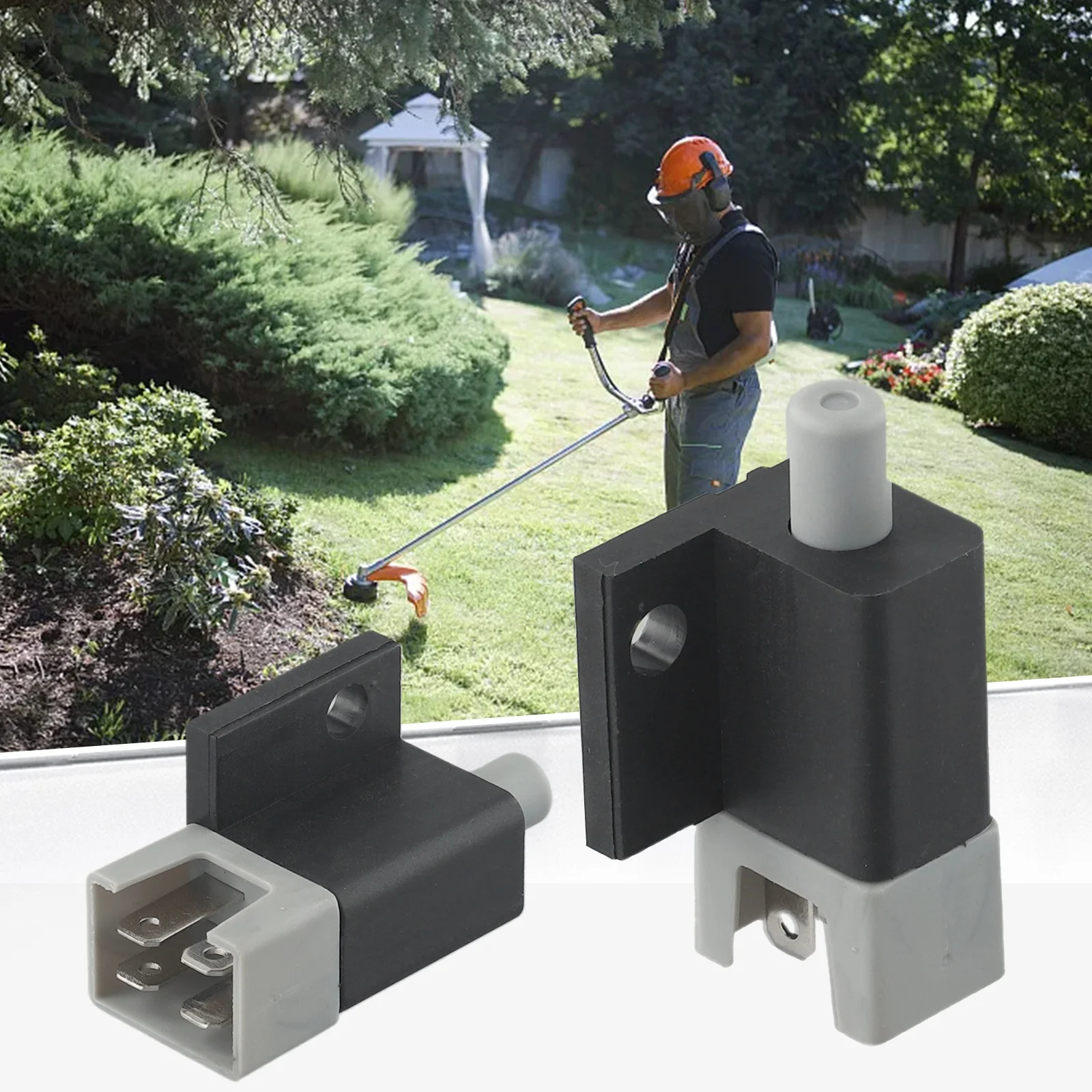Replacement Plunger Safety Switch for Cadet For Mowers Part Number 725 04363 Fits RZT42 and ZT154 Plastic Material