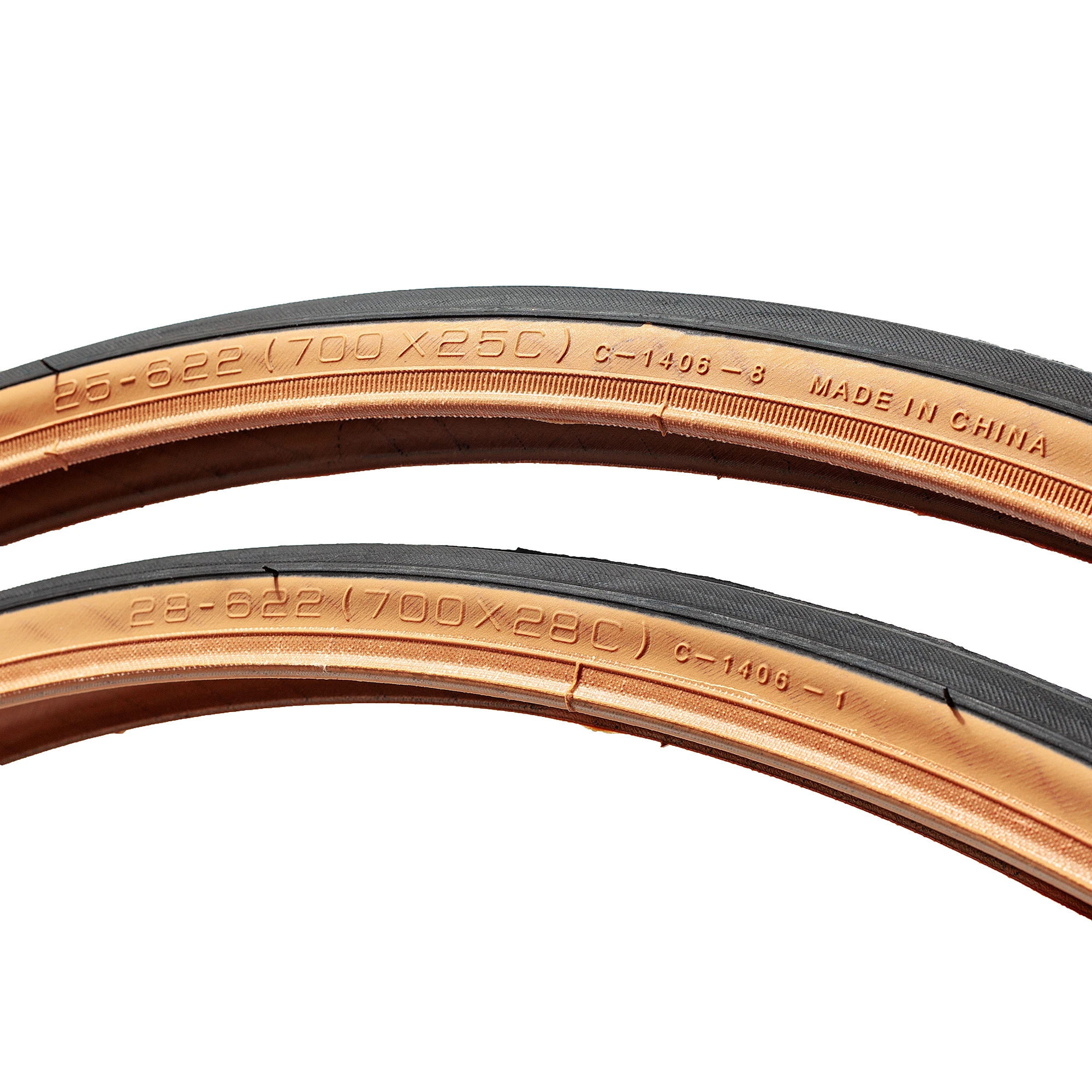 1PCS CST C1406 Road Bicycle Tire 700x25 Wire Super Light Brown Bike Tires Speed 700x25 700x28 Bicycle Tyre