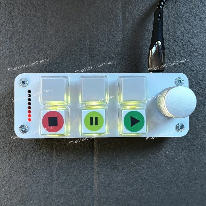 

Dedicated USB Keyboard Multimedia Computer Music Playback Controller Professional Performance Audio Control Device