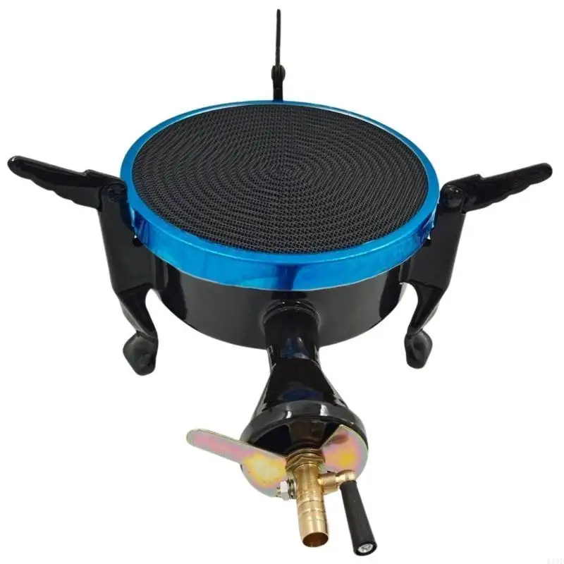 K1AD鉄プロパンバーナープロパンガス赤外線燃焼ストーブバーベキュー調理器具ツール効率的な屋外調理に適しています