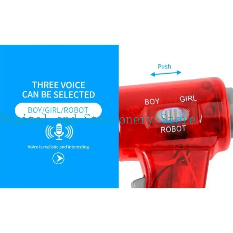 Y1UB Funny Multi Voice Changer Amplifier 3 Different Voices Fun Toy Speaker Kids for Ideal Gift Toy for Kids Children Adults - Image 5