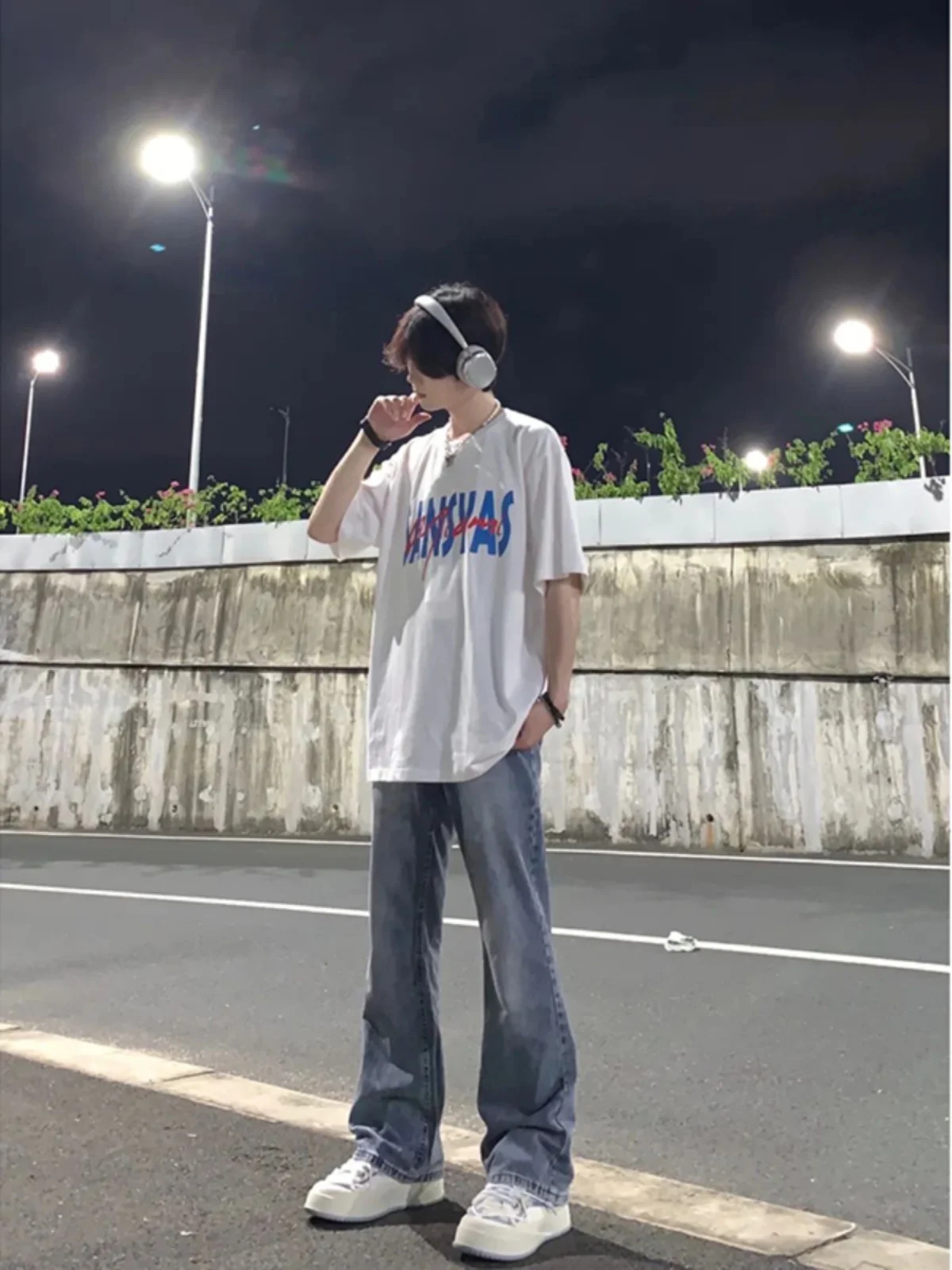 

Мужские джинсы Slim Fit из синего денима, летние тонкие прямые леггинсы, в американском стиле High Street, длинные брюки с эластичным поясом, смесь хлопка