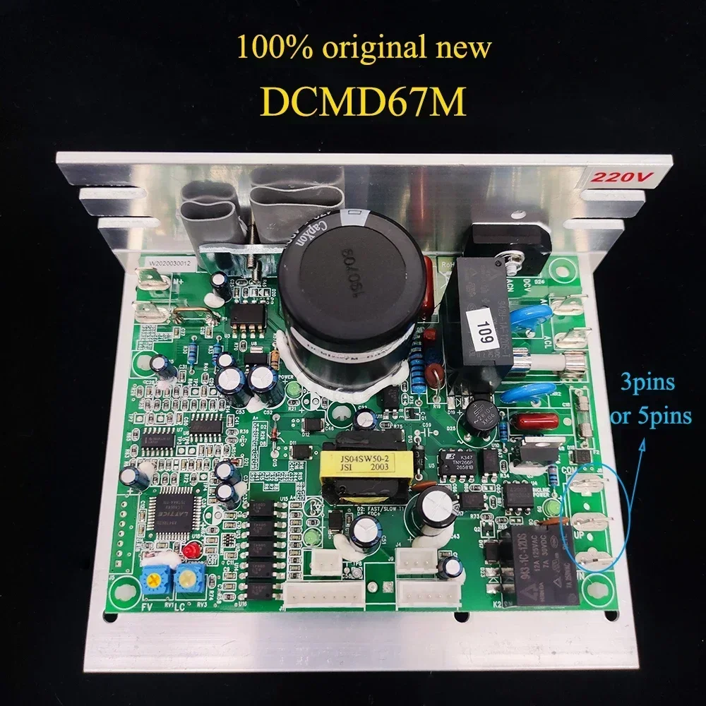 

Original Treadmill Motor Speed Controller DCMD67M for BH6435 G6515C G6515 G6448N G6525 DK City Treadmill Control Board