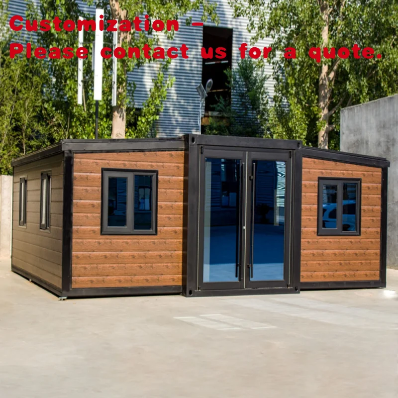 

custom.20ft Expandable Steel Container House Outdoor Mobile Home with Sandwich Panel Casa Containers