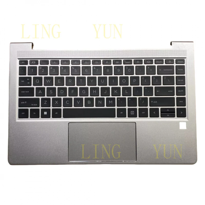 

НОВИНКА для HP ProBook 440 G8 445 G8: Панель для рук (пальмрест) с клавиатурой с подсветкой и тачпадом M23769-001