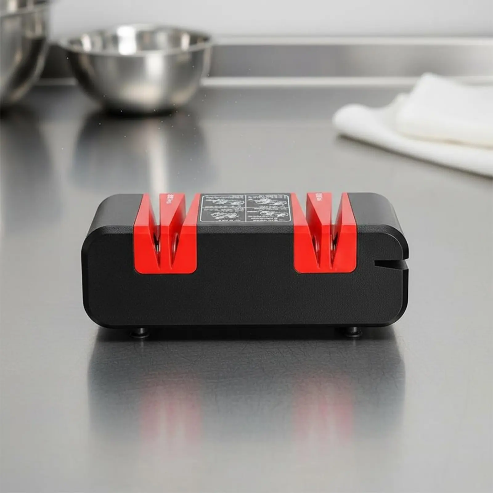 

Electric Blade and Scissor Honing Tool Multifunctional Electric Blade Honing Tool Kitchen Tool Anti-Slip Base Compact