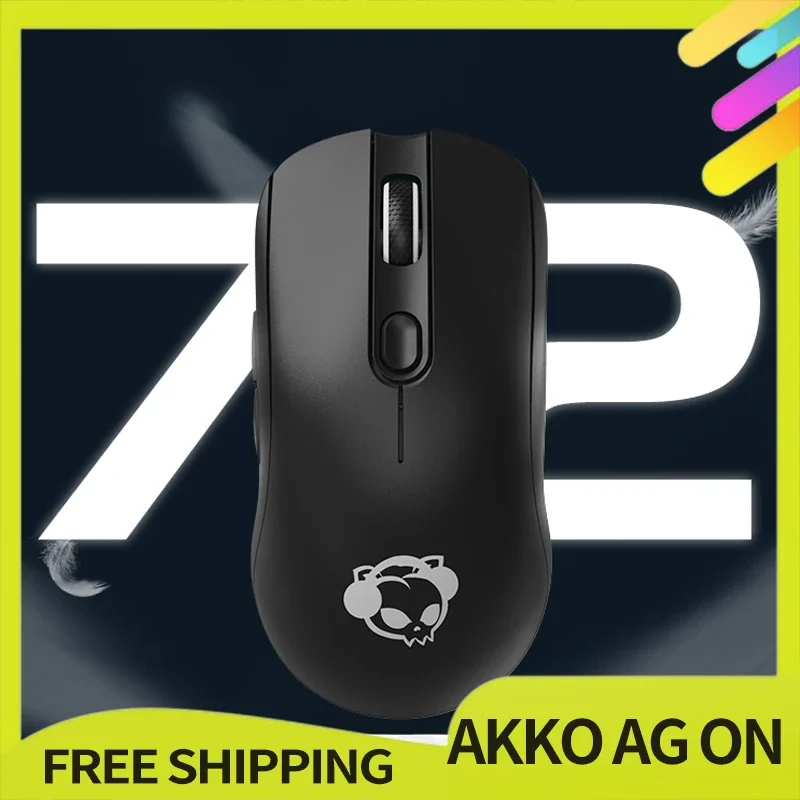 

Akko Ag One Nearlink Mouse Gaming Wireless Custom 4k/8k Paw3395 Tri Mode Lightweight Keyboard Mice For Office Pc Game Accessory