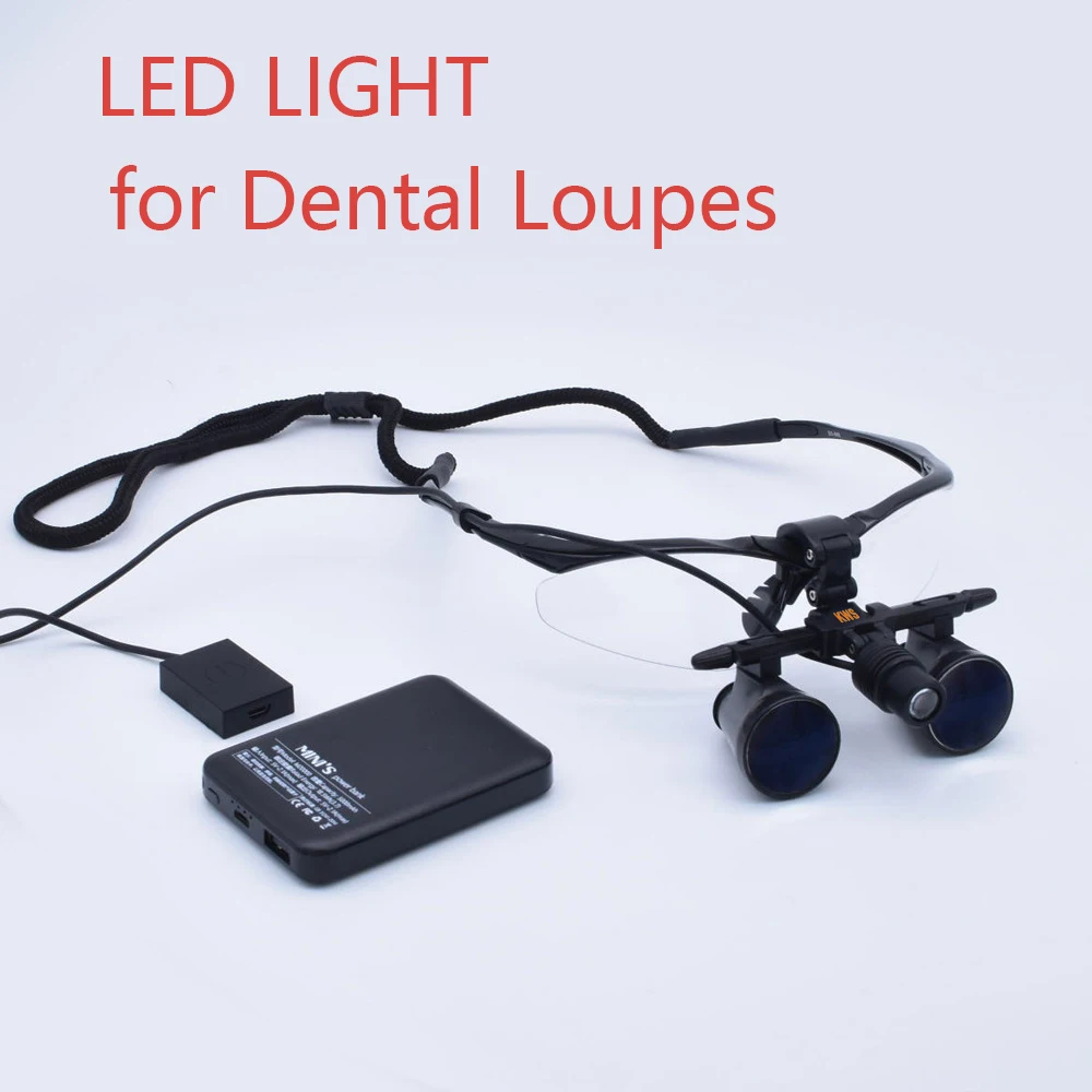 Dental Loupes Dental LED Light Binocular Magnifying Glass Dental Instruments Dentistry Dentist Tool Surgery Oral Lamp