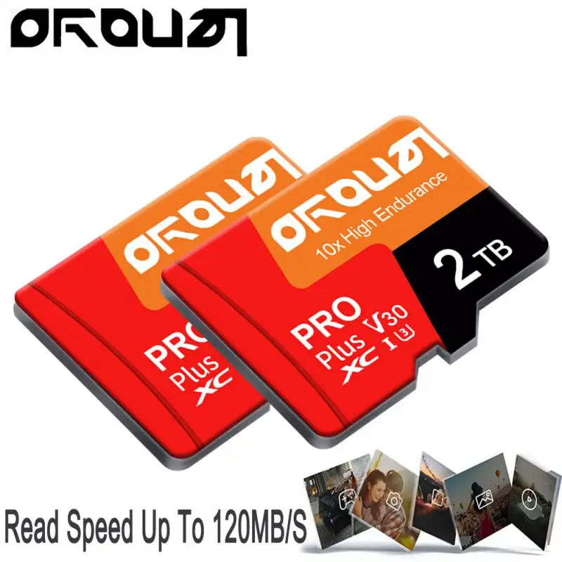 2TB SD Memory Card 128GB 64GB Micro TF/SD Card V30 Class 10 High Speed Flash Memory Card 512GB SD Card For Camera Phone