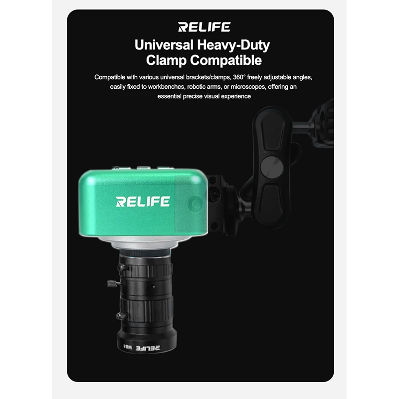 RELIFE MB1 Industrial Camera Lens, 12 Megapixels for Clear Imaging, Multi-Sensor Compatibility FA Zoom Lens 6-36MM