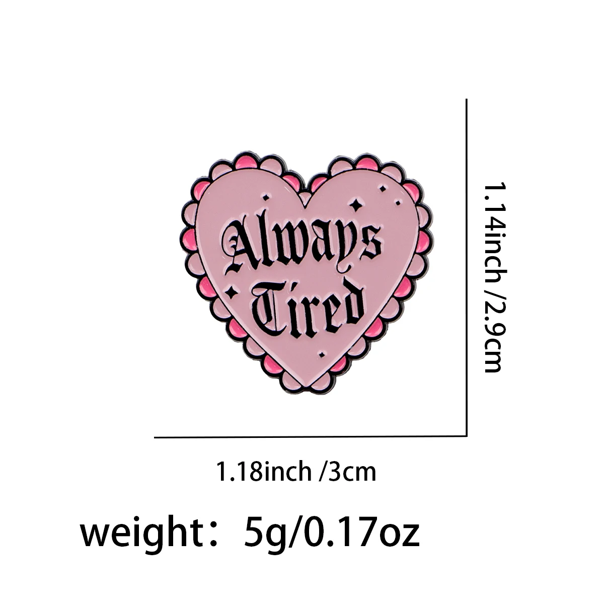 Love Quotes Enamel Pin Saying Brooch Pines Lapel Pins Badge on Backpack Clothing Accessories Heart Jewelry Friends Gifts