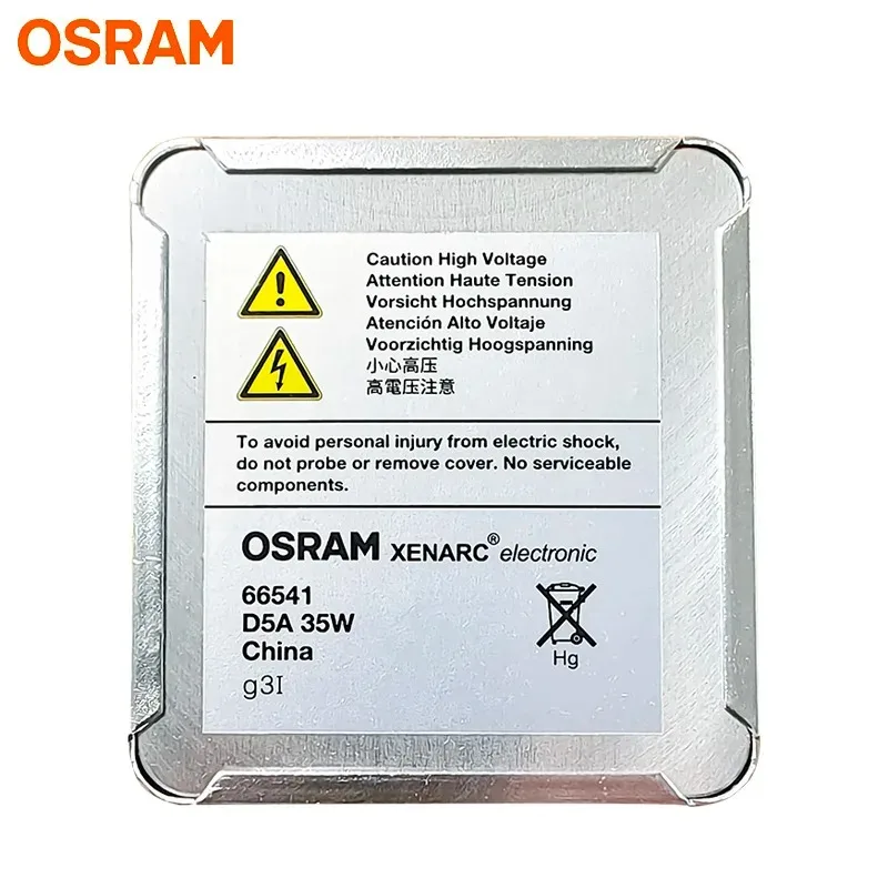 OSRAM Xenon D5S D5A 12V 35W 4400K CLASSIC XENARC HID Standard Bright White Light Car Headlight Original Auto Bulb Germany 2PCS