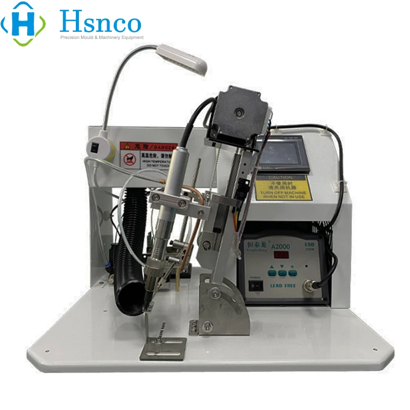 Máquina de Soldadura por Puntos para Cables Eléctricos, Máquina de Estañado de Conectores USB A/Micro USB/Tipo-C con Modos Angular y Vertical