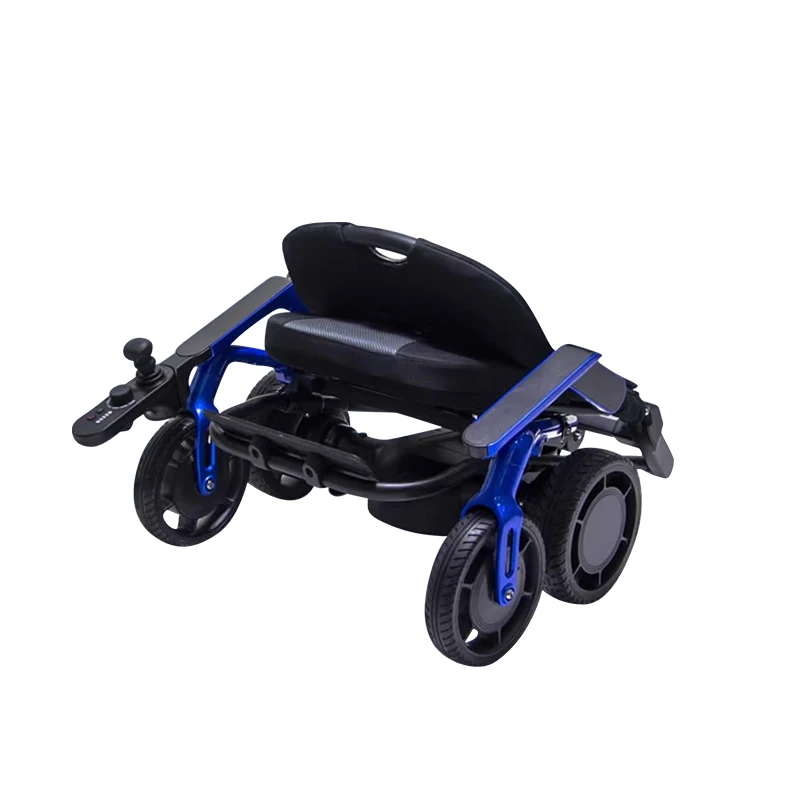 

2025 New Trending Lightweight Manual Folding Easy to Operate Medical Detachable Battery Disabled Electric Wheelchair