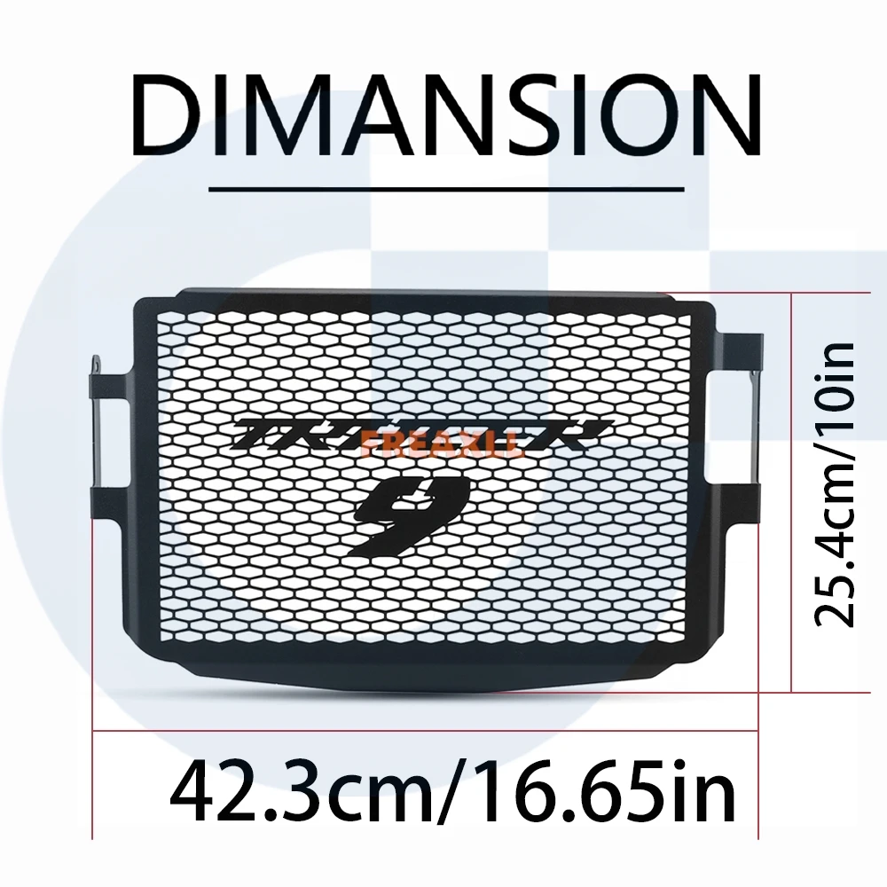 

For YAMAHA TRACER 9/GT/GT+/Y-AMT Motorcycle Radiator Grille Guard Cover Protection Protector Water Tank Shield 2025 2026 2027