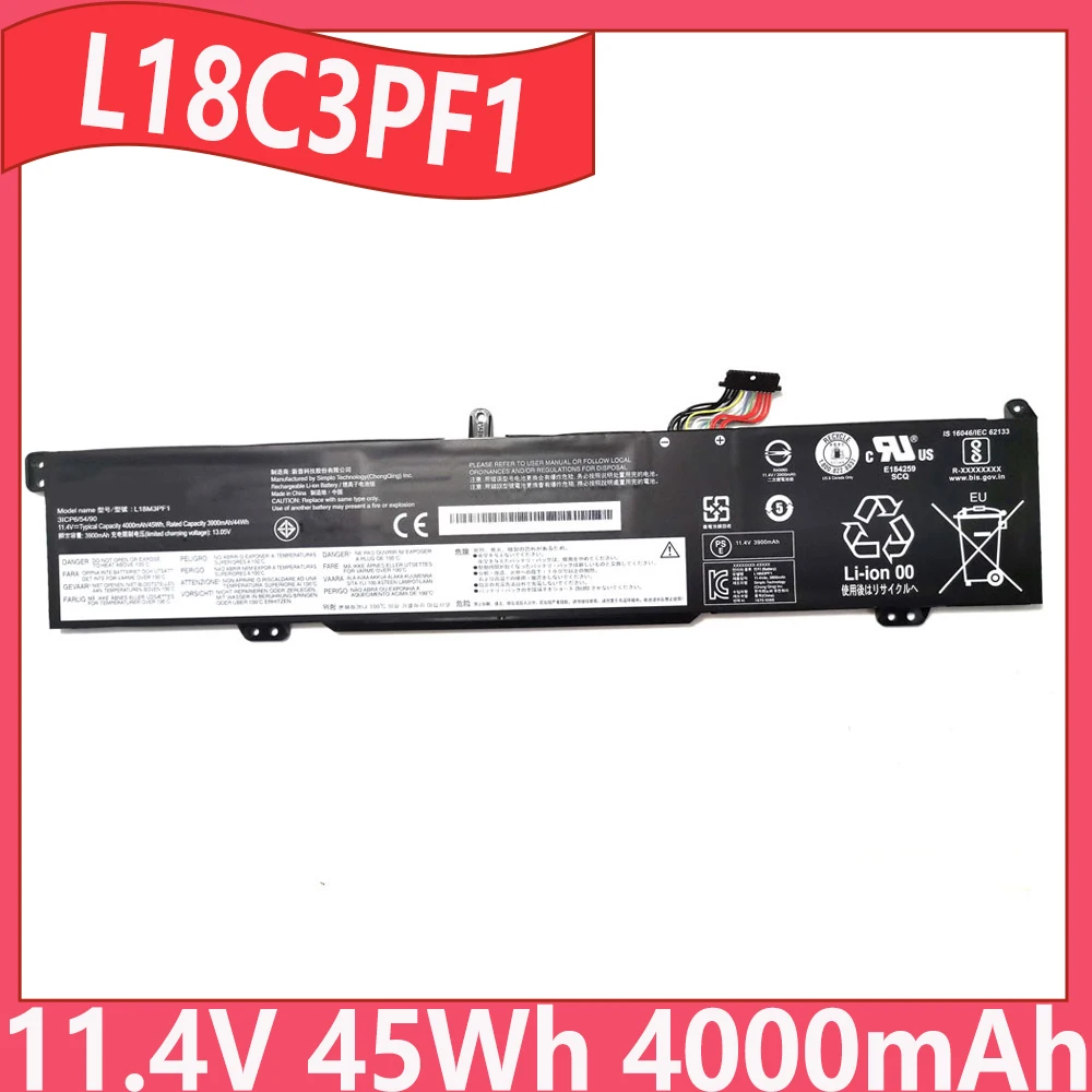 

L18C3PF1 11.4V 45Wh 4000mAh Laptop battery For Lenovo Ideapad L340 L340-15IRH L340-17IRHL L18M3PF1 series