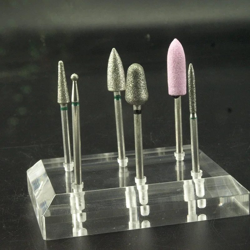 EasyNail~6 Typów Frezów Diamentowych do Paznokci, Frezarka, Pilniki do Paznokci, Elektryczna Frezarka do Paznokci, Akcesoria do Urządzenia do Manicure, Okrągłe