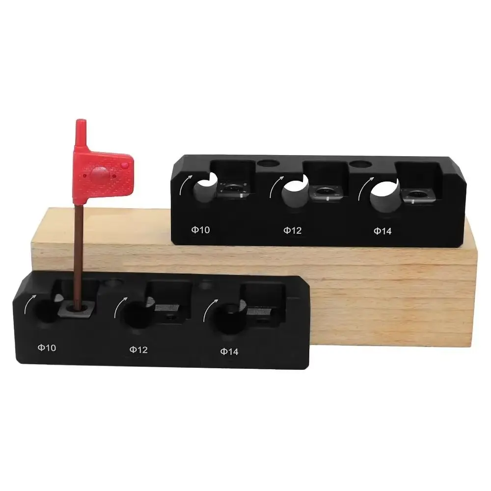 

Woodworking Tool Easy Carryi Hole Locator Auxiliary Tool Metric Woodworking Dowel Round Rod 10mm-14mm Doweling Jig DIY Tools